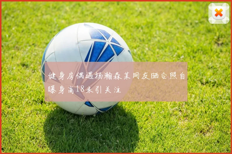 健身房偶遇杨瀚森某网友晒合照自曝身高18米引关注